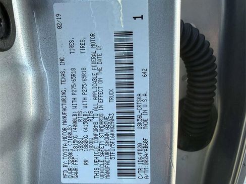 Certified 2019 Toyota Tundra SR5 image 8