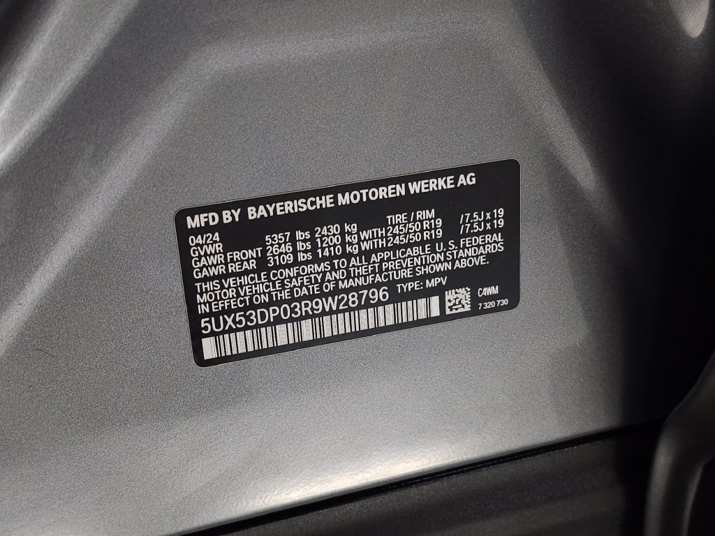 Used 2024 BMW X3 xDrive30i w/ Convenience Package AWD/4WD image 32