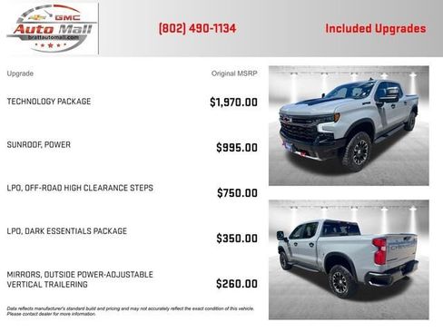 Used 2024 Chevrolet Silverado 1500 ZR2 w/ Technology Package AWD/4WD image 4