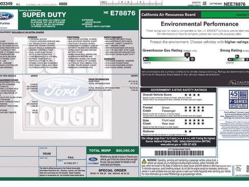 Used 2022 Ford F250 Platinum w/ Tremor Off-Road Package AWD/4WD image 4