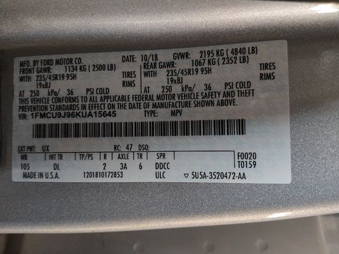 Used 2019 Ford Escape Titanium AWD/4WD image 33