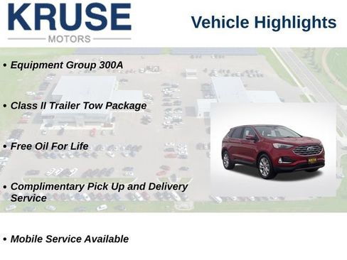 Used 2022 Ford Edge Titanium w/ Class II Trailer Tow Package AWD/4WD image 4