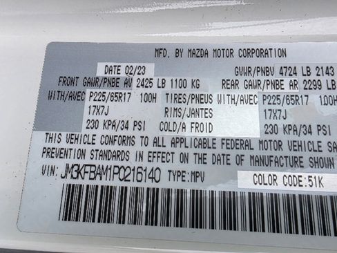 Certified 2023 MAZDA CX-5 AWD 2.5 S image 35