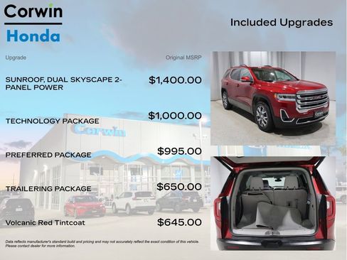 Used 2023 GMC Acadia SLT w/ Technology Package image 4