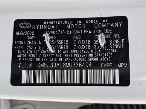 Used 2021 Hyundai Tucson Ultimate w/ Cargo Package image 34