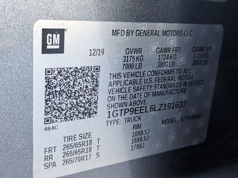 Used 2020 GMC Sierra 1500 AT4 w/ Technology Package image 35