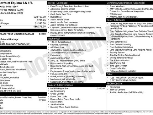 Used 2022 Chevrolet Equinox LS AWD/4WD image 17