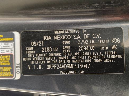 Used 2021 Kia Forte LXS FWD image 33