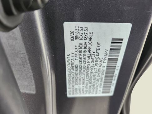 New 2026 Honda Odyssey EX-L image 13