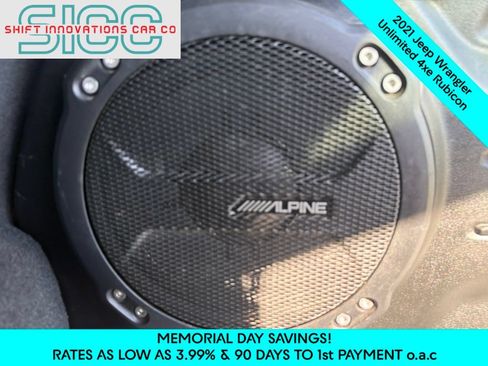 Used 2021 Jeep Wrangler Unlimited Rubicon 4xe w/ Steel Bumper Group AWD/4WD image 19