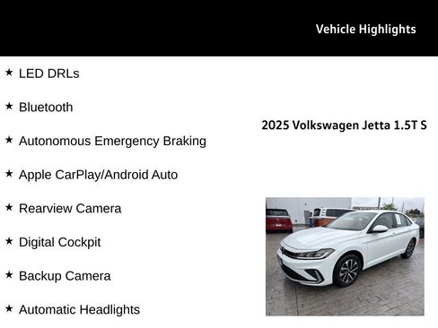 Used 2025 Volkswagen Jetta S FWD image 28