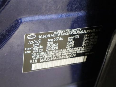 Used 2021 Hyundai Santa Fe SEL w/ Convenience + Premium Package image 42