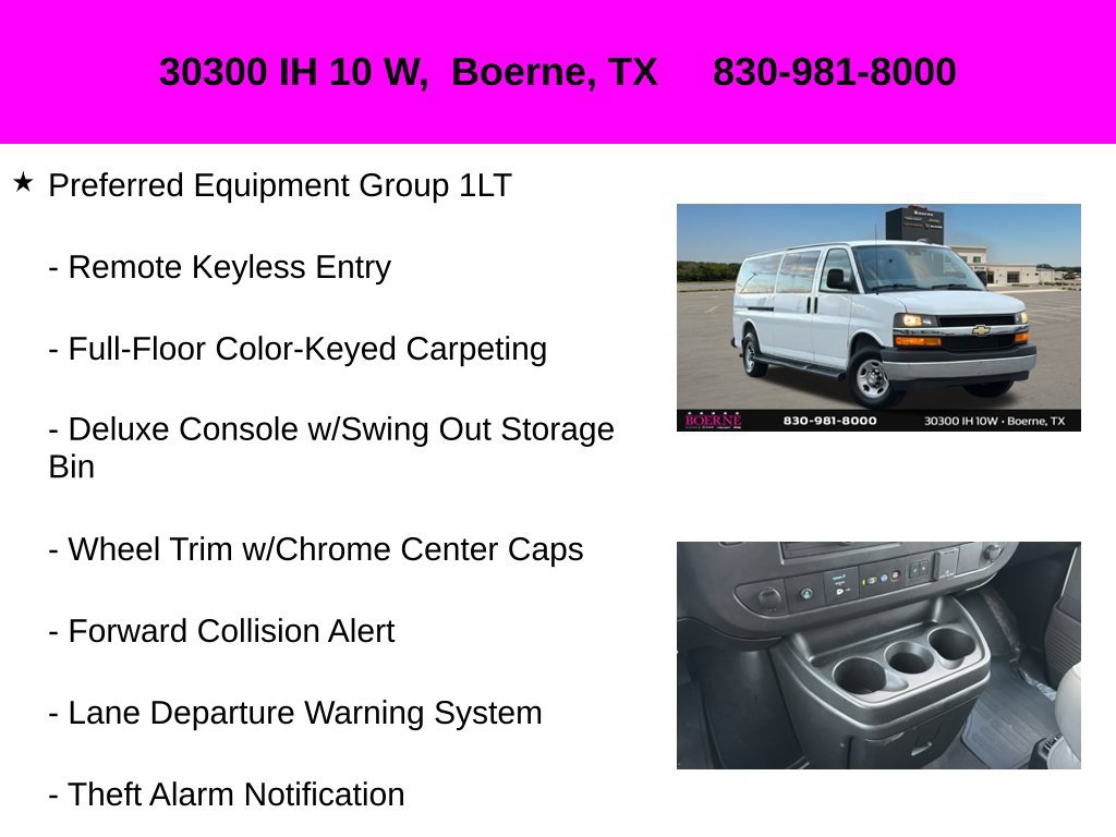 Used 2025 Chevrolet Express 3500 LT w/ LT Preferred Equipment Group RWD image 10