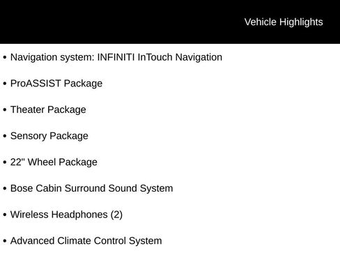 Used 2019 INFINITI QX80 Luxe w/ 22" Wheel Package AWD/4WD image 15