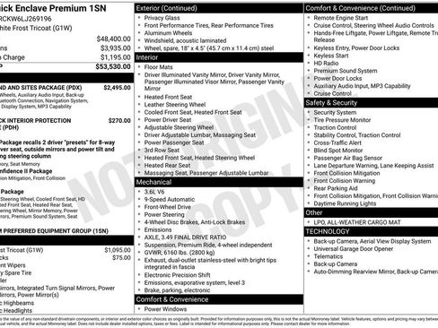 Used 2020 Buick Enclave Premium w/ Surround and Sites Package FWD image 3