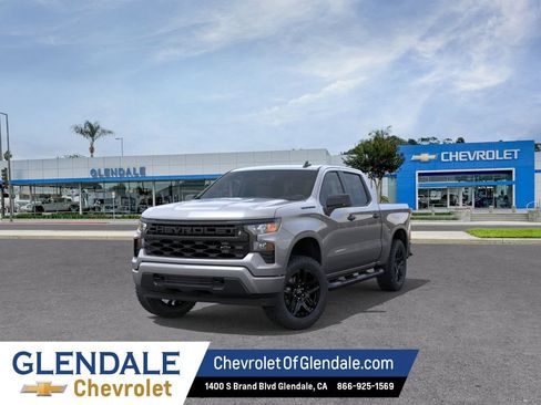 New 2026 Chevrolet Silverado 1500 Custom w/ Turbomax Blackout Package RWD image 8
