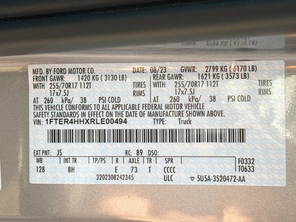 Used 2024 Ford Ranger XLT w/ Equipment Group 301A High AWD/4WD image 34