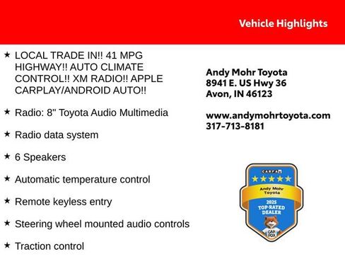 Used 2023 Toyota Corolla LE FWD image 2