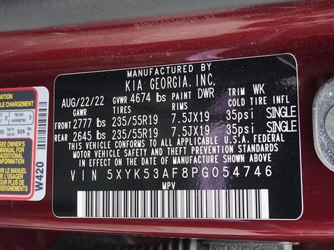 Used 2023 Kia Sportage SX FWD image 62