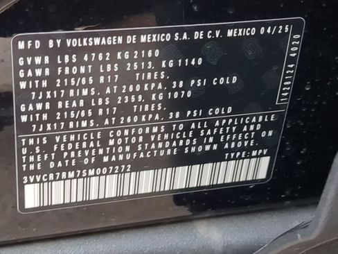 New 2025 Volkswagen Tiguan S image 31