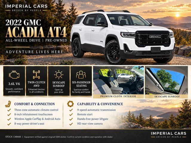 Certified 2022 GMC Acadia AT4 AWD/4WD image 36