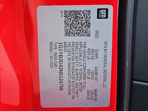 Used 2022 Chevrolet Corvette Stingray Preferred Cpe w/ 2LT image 27