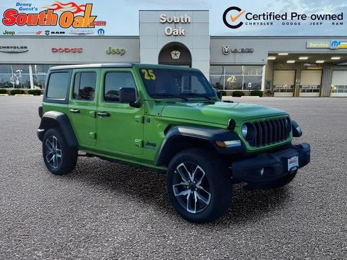 Certified 2025 Jeep Wrangler Unlimited Sport S 4xe w/ Convenience Group AWD/4WD image 1