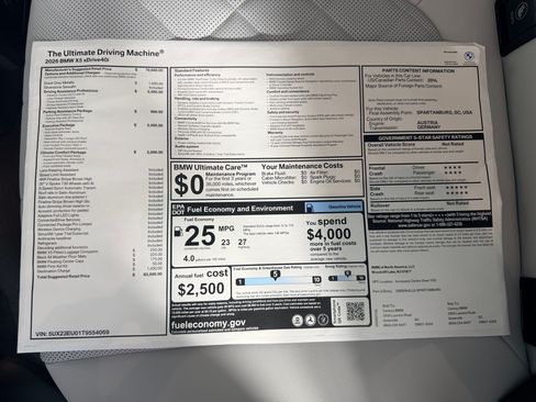 New 2026 BMW X5 xDrive40i w/ Executive Package AWD/4WD image 25