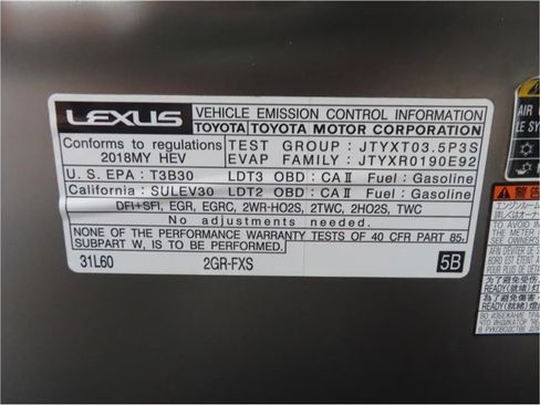 Used 2018 Lexus RX 450hL Luxury image 34