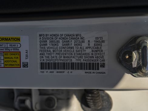 Used 2023 Honda Civic Sport image 45