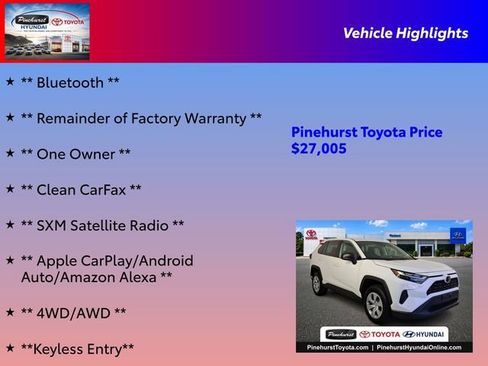 Used 2024 Toyota RAV4 LE AWD/4WD image 16