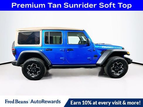 Used 2022 Jeep Wrangler Unlimited Rubicon 4xe w/ Steel Bumper Group AWD/4WD image 10