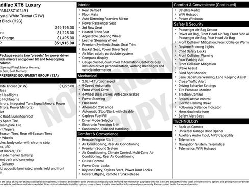 Certified 2025 Cadillac XT6 Luxury FWD image 20