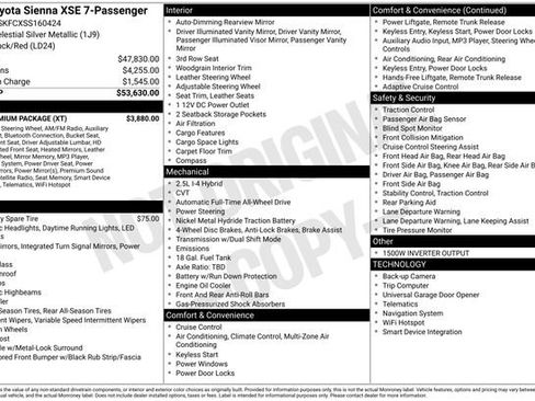 Used 2025 Toyota Sienna XSE w/ XSE Premium Package image 7