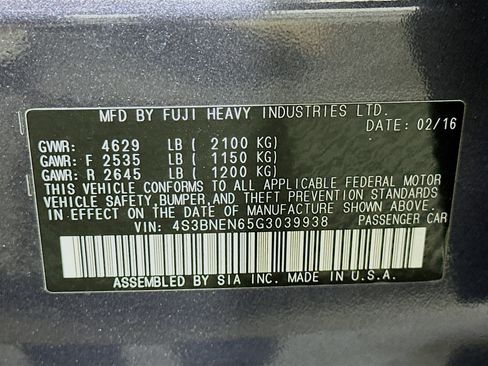 Used 2016 Subaru Legacy 3.6R Limited image 12