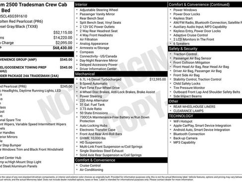 New 2025 RAM 2500 Tradesman w/ Bed Convenience Group AWD/4WD image 6