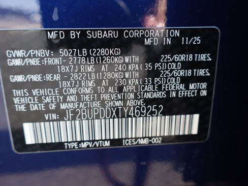 New 2026 Subaru Outback Limited w/ Premium/Limited Package AWD/4WD image 24