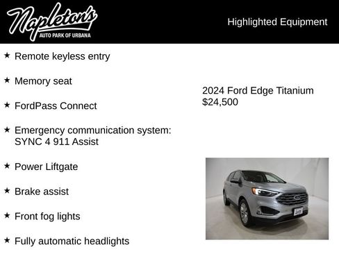 Used 2024 Ford Edge Titanium image 16