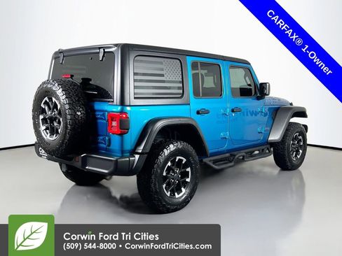 Used 2024 Jeep Wrangler Unlimited Rubicon 4xe w/ Technology Group image 14