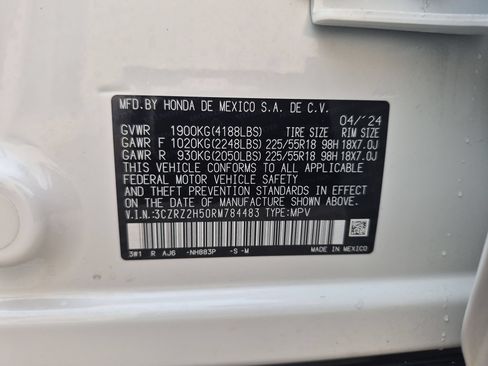 Certified 2024 Honda HR-V Sport image 34