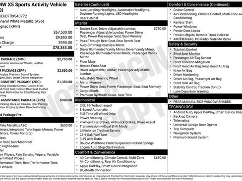Used 2024 BMW X5 xDrive40i w/ M Sport Package image 3