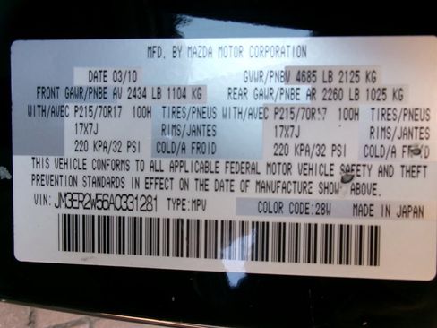 Used 2010 MAZDA CX-7 i Sport w/ Convenience Pkg image 57