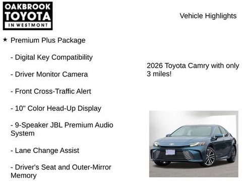 New 2026 Toyota Camry XLE image 7