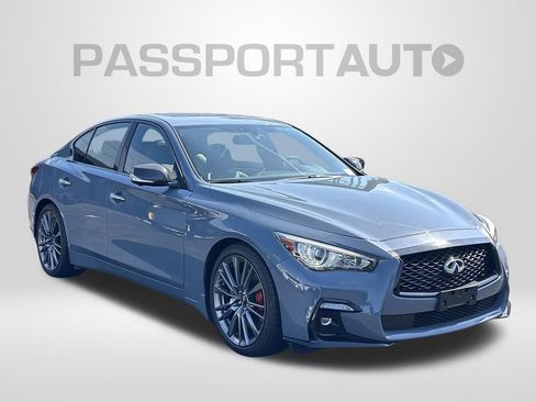 Used 2023 INFINITI Q50 Red Sport 400 w/ Carbon Fiber Package RWD image 6