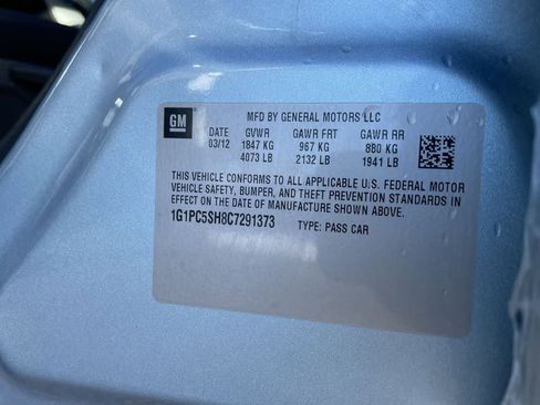 Used 2012 Chevrolet Cruze LS w/ Connectivity Package image 27