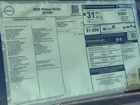 New 2026 Nissan Kicks SR FWD image 9