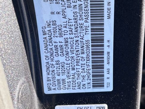 Certified 2024 Honda Civic EX image 14