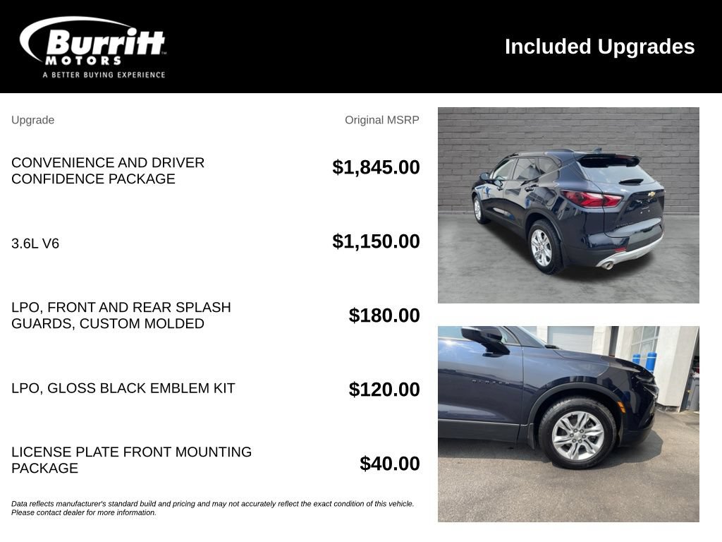Used 2020 Chevrolet Blazer LT AWD/4WD image 3