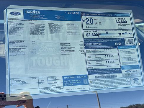 New 2025 Ford Ranger XLT w/ Equipment Group 301A High image 16