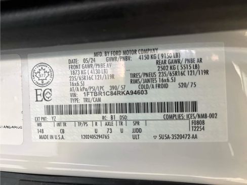 Used 2024 Ford Transit 250 148 Medium Roof RWD image 31